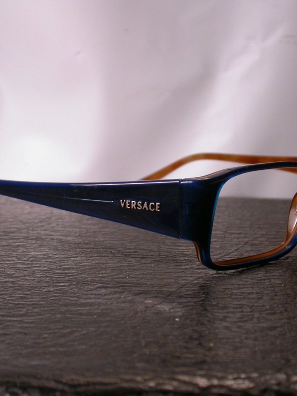 Authentic Versace Blue and Tortoise Frames Eyeglasses Made in Italy